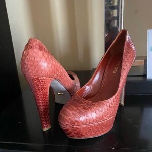 Sergio Rossi snakeskin heels